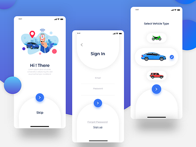 Car Maintenance App app app design app ui car app car ui delivery app design illustration ui ux vector