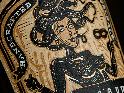 Mermaid Masquerade beer beer branding brand craft craft beer design label packagedesign