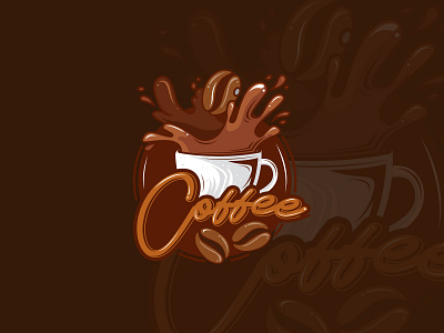 coffee adobe illustrator cartoon design fun illustration illustrator logo vector vectorart vectors