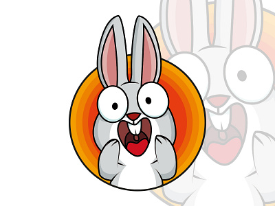 ShockBunny adobe illustrator adorable cartoon funny illustration illustrator mascot vector vectorart vectors