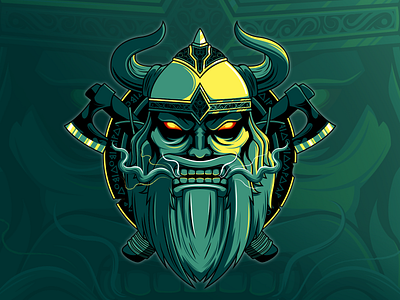 viking adobe illustrator cartoon design illustration illustrator logo mascot vector vectorart