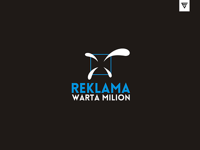 Reklama Warta Milion logo brand brand design design dollars graphic logo logo design logodesign logos logotype milion
