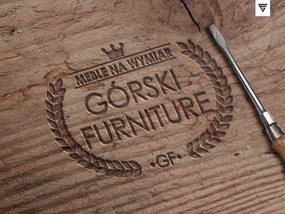 Górski Furniture logo brand brand design branding corel design logo logo design logo wood logodesign logos logotype vector wood