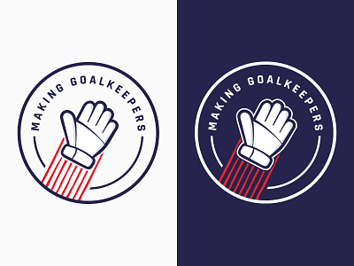 Making Goalkeepers Logo branding design football graphic logo soccer