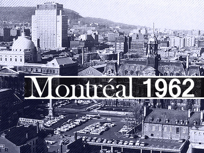 Montreal City 1962 canada city montreal quebec