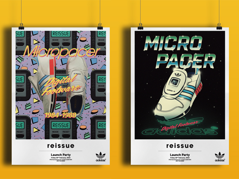 koffer Bruidegom Kilometers 80s Style Retro-futuristic Posters for adidas Micropacer by Tatsunori  Ishikawa on Dribbble