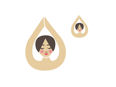 Drama Free Icon attractive decorative dramafree easy healing icon icons identity branding illustration laidback lifestyle meditation pretty relaxation vector art vector illustration vectors woman woman logo yoga