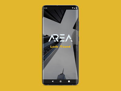 AR app - ARea Splash screen app augmented reality branding logo splash screen ui ux