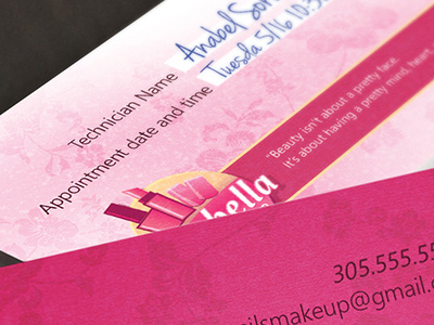 Nail Salon Business Cards business cards nail salon