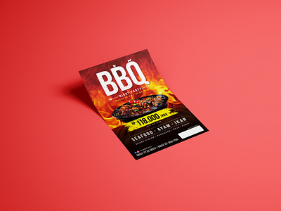 Flyer Design advertising barbeque design design flyer flyer designs food graphic design indonesia medan print design restaurant