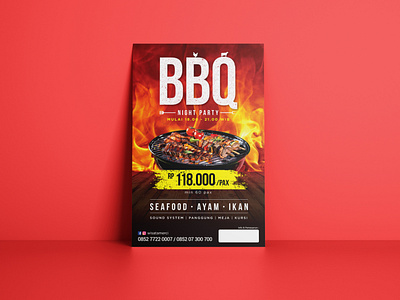 Flyer Design advertising barbeque design design flyer flyer designs food graphic design indonesia medan print design