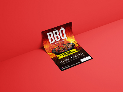 Flyer Design advertising barbeque design design flyer flyer designs graphic design illustration indonesia medan restaurant