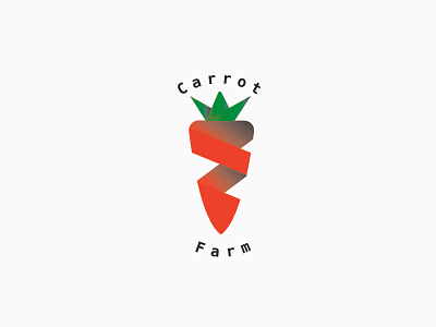 Carrot Farm design illustration logo ui