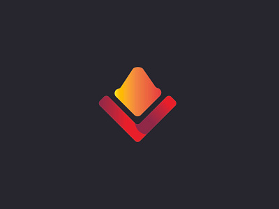 V Logo branding design illustration logo web
