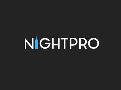 Nightpro Logo logo nightlife nightpro saas startup