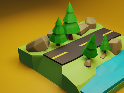 Low Poly Forest Part -1