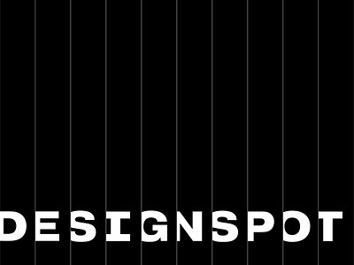 DesignSpot identity branding branding design brutalism community designspot identity logo minimal motion graphics school