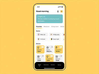 Smart home app concept animation appartment cleaner concept designquizzz designspot designspotschool devices flat home ios iot motion design quiz quiz app quizz room smart home ui ux design