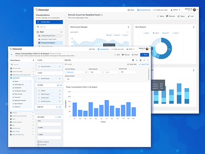 Dashboard for Data Management