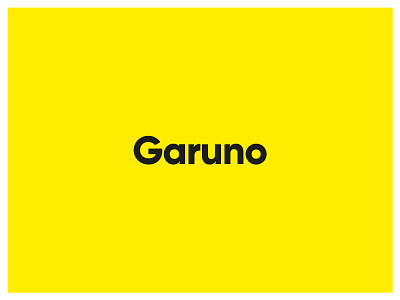 Garuno Design brand garuno logo logodesign logotype