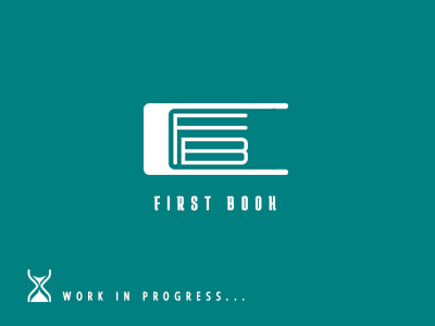First Book - Identity flat in logo mobileapp progress work