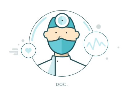 Doctor Icon doc doctor icon illustration splashscreen