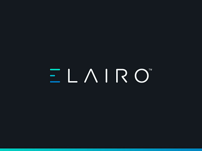 Elairo™ branding clean electronic identity identity branding logo minimal simple tech technology
