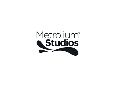 Metrolium Studios branding brandmark logo logo design logotype new studios wordmark