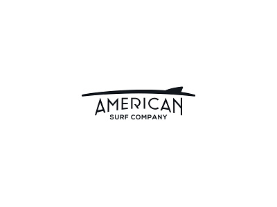 American Surf Co branding brandmark logo logo design logotype new newlogo design studios wordmark