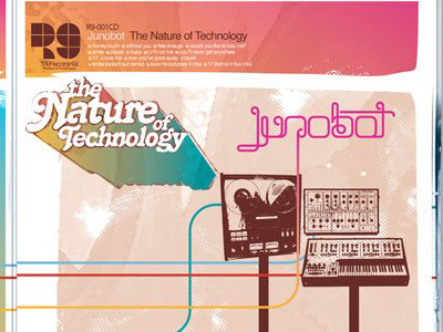 Junobot - The Nature of Technology Record Packaging album covers cd junobot record cover typography vector