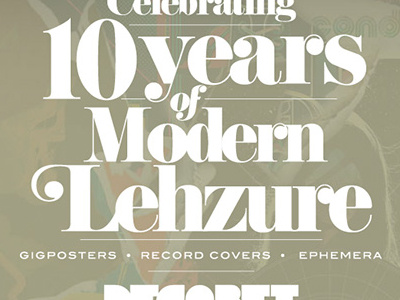 Decabet.com Relaunch gigposters posters responsive typography website