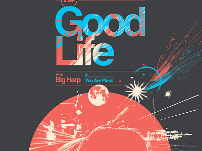 The Good Life - Tour Poster gigposter gigposters poster posters screenprinting