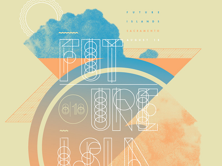 Future Islands Gigposter By Jason Malmberg On Dribbble