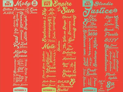 TBD Fest Text Illustration Poster drive by drive by truckers gigposter gigposters poster posters truckers typography