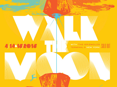 Walk the Moon 18x24 Screenprinted Gigposter