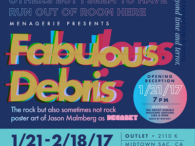 Fabulous Debris Poster 11x17