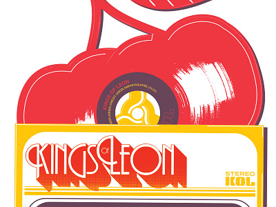 Kings of Leon VIP poster for Tampa 2017 gigposter gigposters kings of leon poster posters