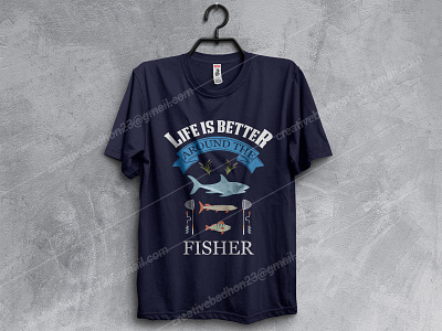 Fishing T-Shirt Design