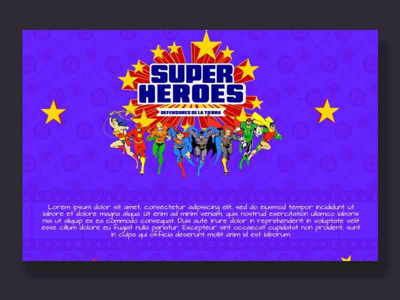 SuperHeroes website