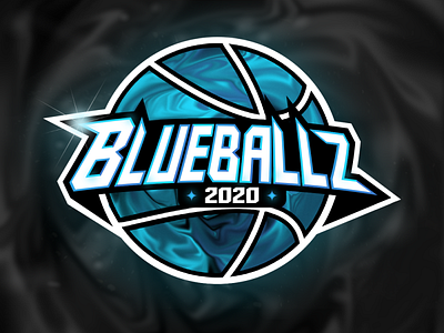 Logo for a basketball team