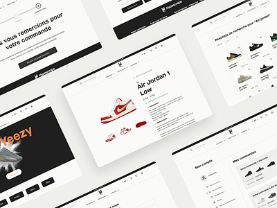 Hypescrape Web Design 👟 design e-commerce figma shopify ui ui design uidesign uiux web website