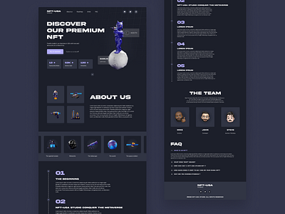 NFT Webdesign concept 👾