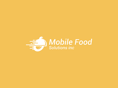 Mobile Food Solutions inc app creative logo delivery design food logo