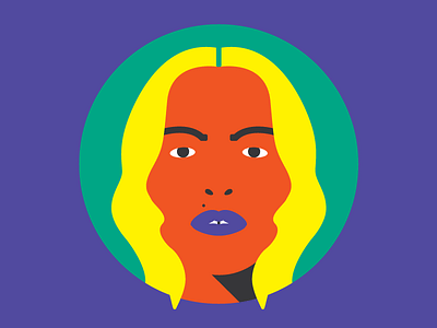Badass Icons // Madonna icon illustration madonna power profile woman women