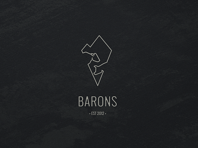 Barons Ethical Meat // Logo brand branding identity logo typography