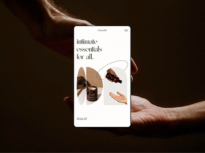 Maude - Redesign concept app beauty e commerce e shop minimal onlineshop redesign ui