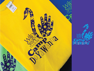 Wild Swan Drama Camp Tees illustrator t-shirt design