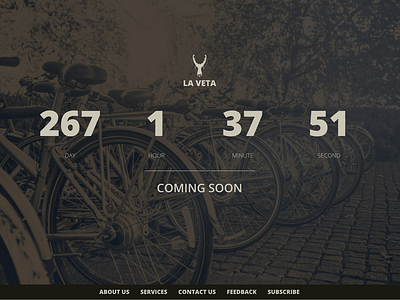 La Veta Home Countdown design ui ux web website