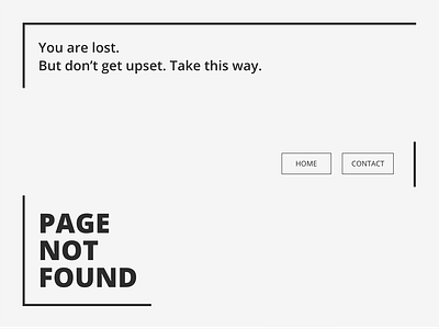 Page not found concept - Minimalistic. 404 error 404 page design page not found ui ux web web template website