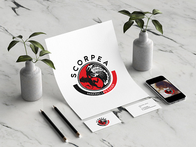 Scorpion and Lion Round Logo branding branding design business businesscard design entrepreneur flyer illustration lion logo logo design logodesigner minimalist professional retro scorpion typography unique vector vectors